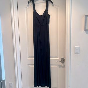 Black Halo maxi dress. Size 6. Navy.